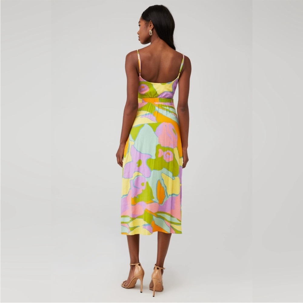 Show Me Your MuMu Vibrant Floral Midi Dress - Picture 3 of 6